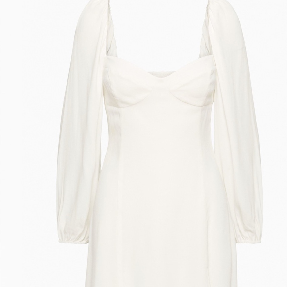 Wilfred Cream Long Sleeve Dress